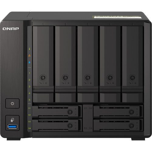 Servidor NAS QNAP TS-h973AX-32G | ZFS Híbrido 9 Bahías 10GbE 32GB RAM ECC