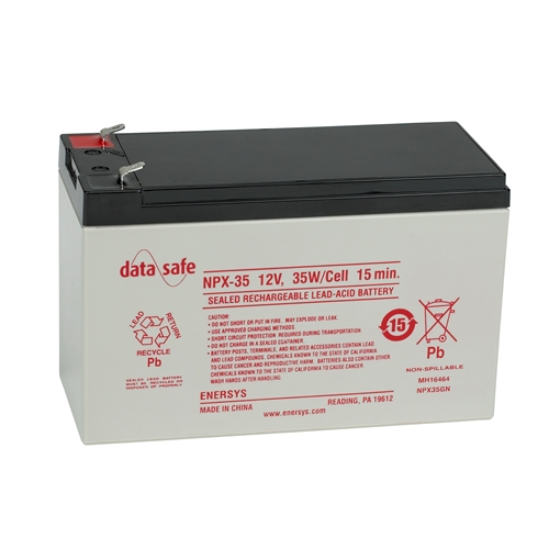 Batería 12V 9Ah EnerSys Genesis NPX35-12 | High Rate AGM VRLA para UPS