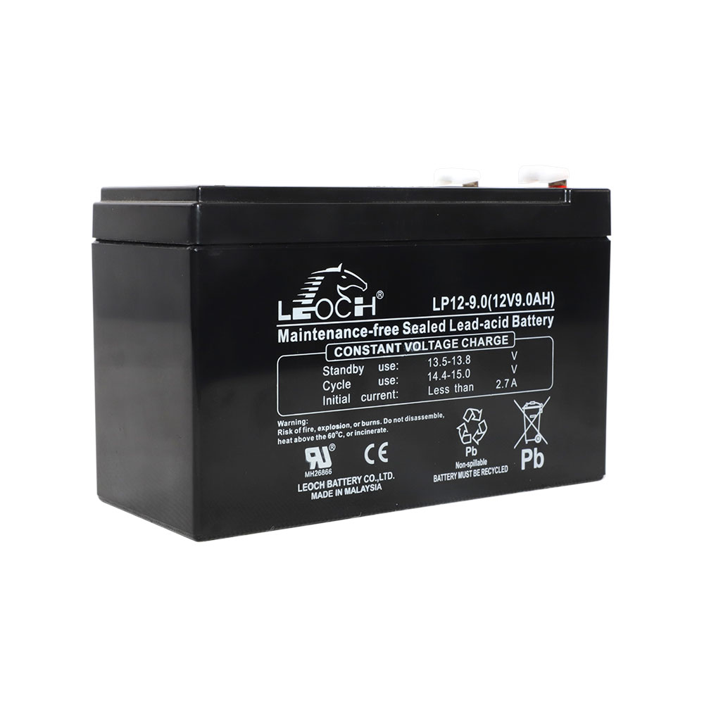 Batería 12V 9Ah Leoch LP12-9.0 | AGM VRLA para UPS