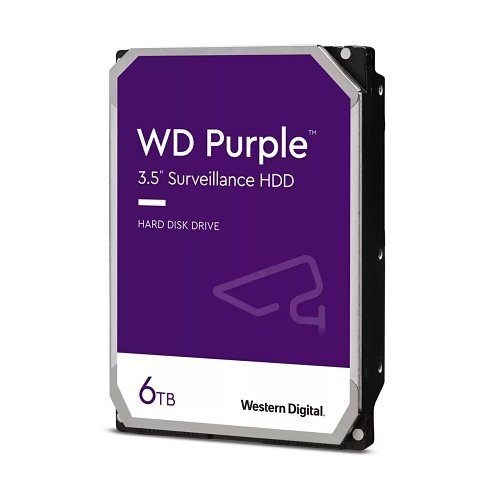 Disco Duro 6TB Western Digital WD Purple SATA III 6Gb/s 5400 RPM 3.5″ WD64PURZ Video Vigilancia